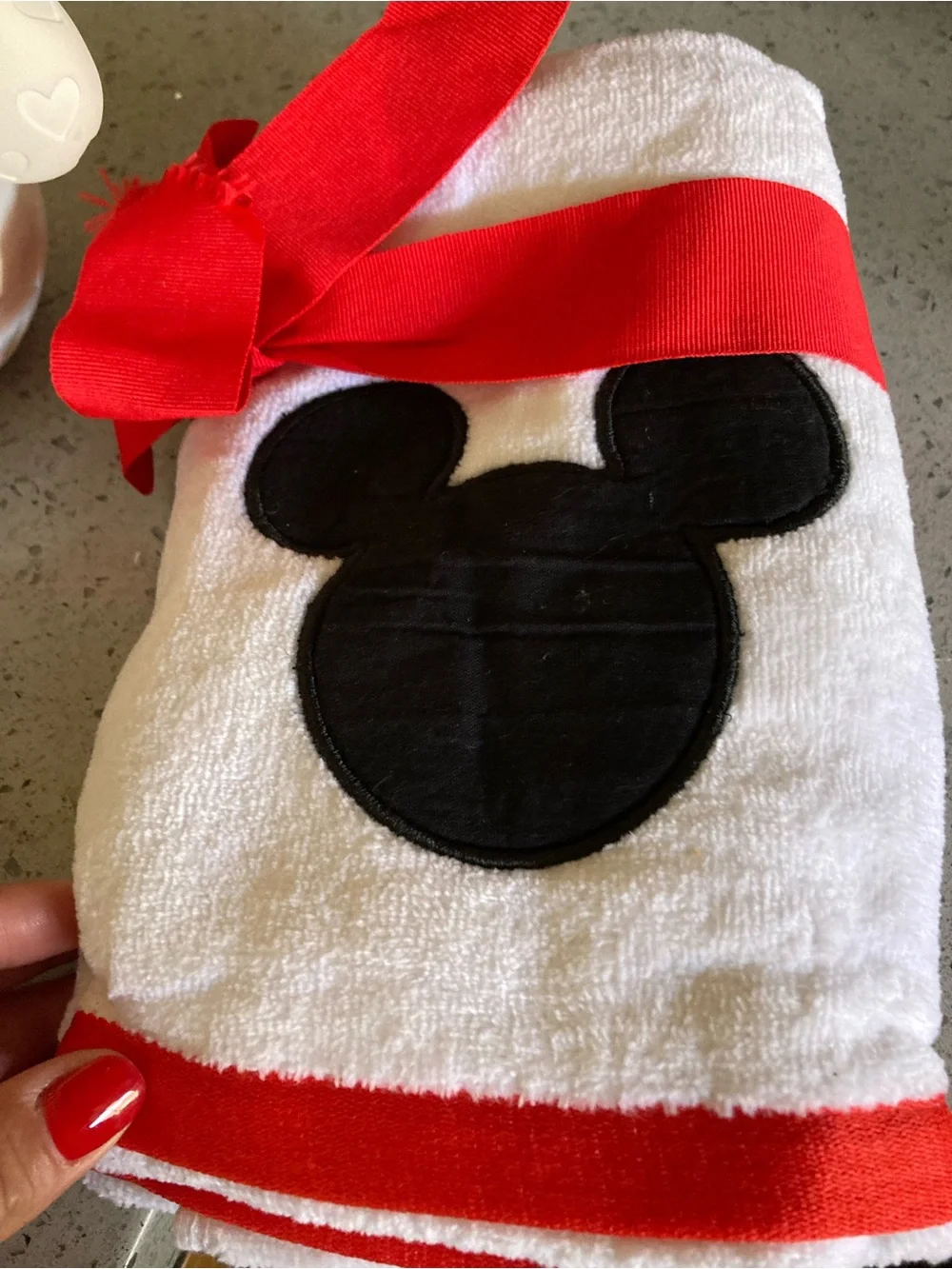 Disney Holiday Kitchen Set with Red, White, Black and Green Accents